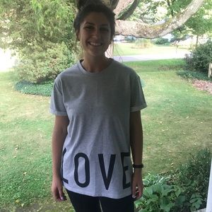 LOVE/HATE long shirt